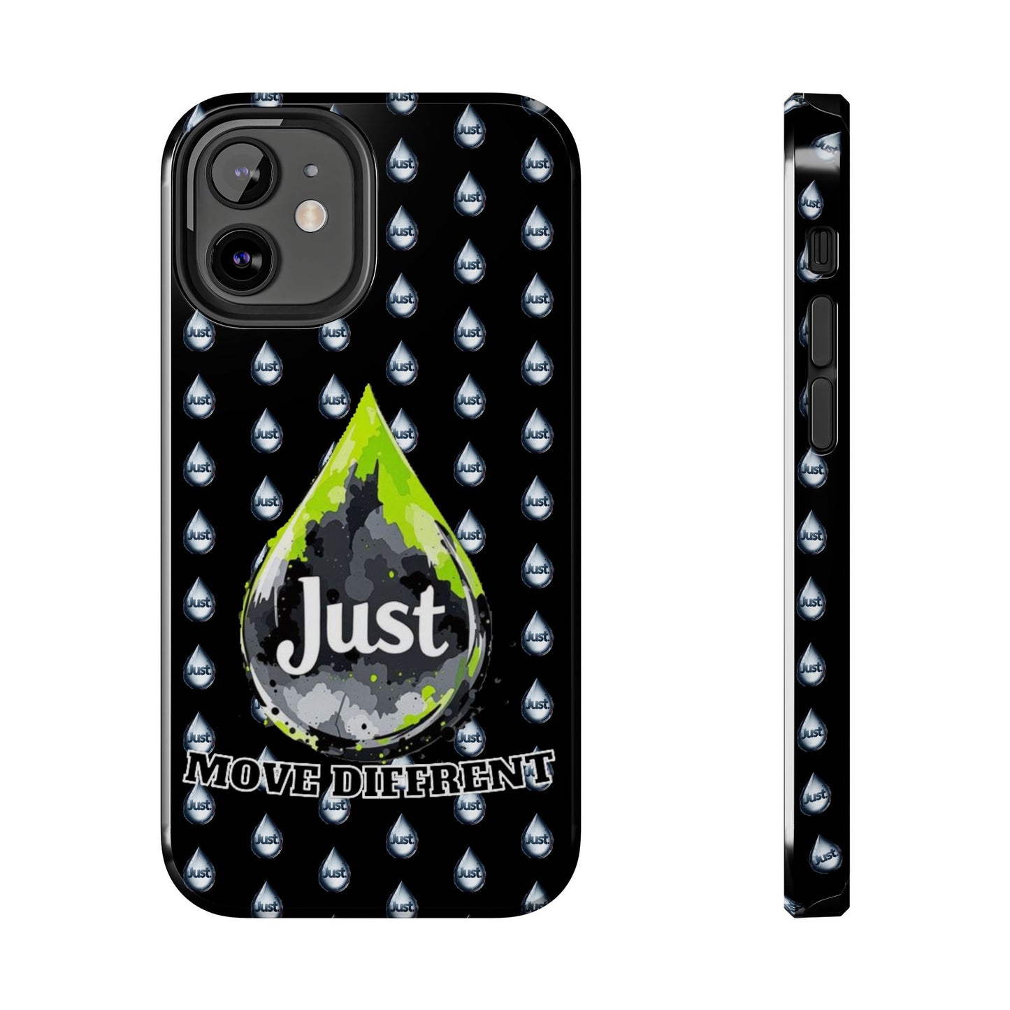 I Phone Case/Samsung -BY "JUST DRIP"- "Move Different" Design, Durable Protection for Active Lifestyles