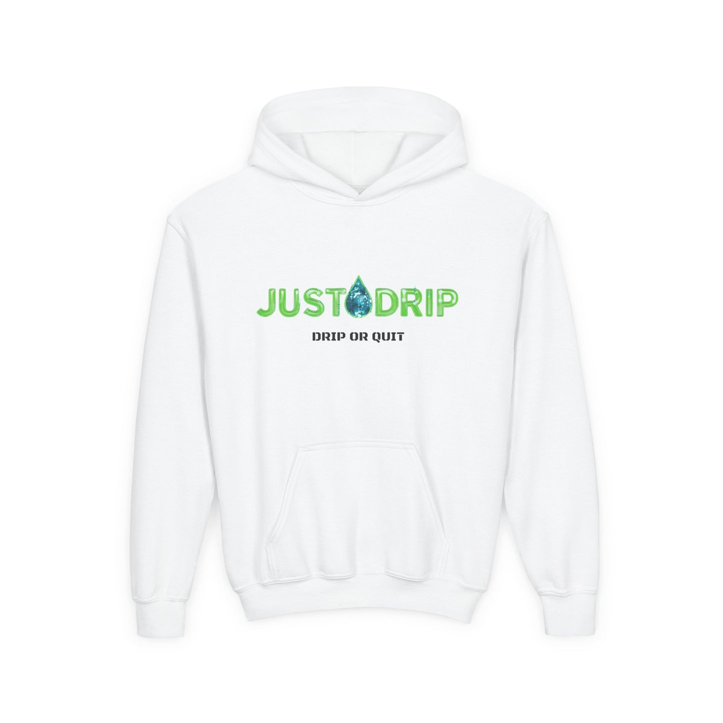Youth Heavy Blend Hooded Sweatshirt From "JUST DRIP".