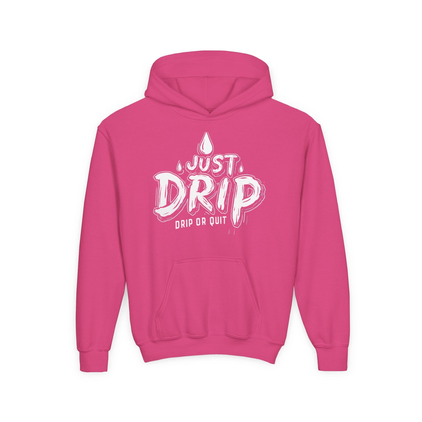 Youth Heavy Blend Hooded Sweatshirt From "JUST DRIP".