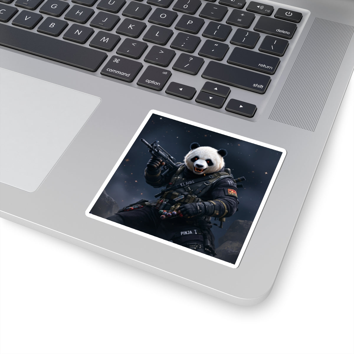 Cool Panda Gamer "JUST DRIP" Cut Stickers - Perfect for Laptops & Gear