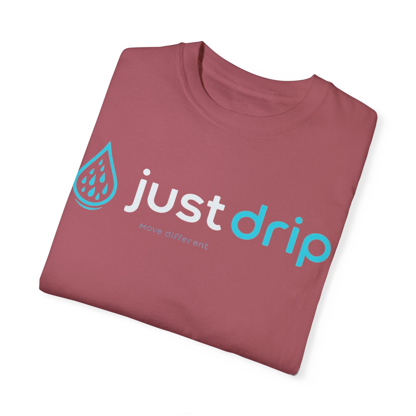 JUST DRIP Male/Female Garment-Dyed T-shirt