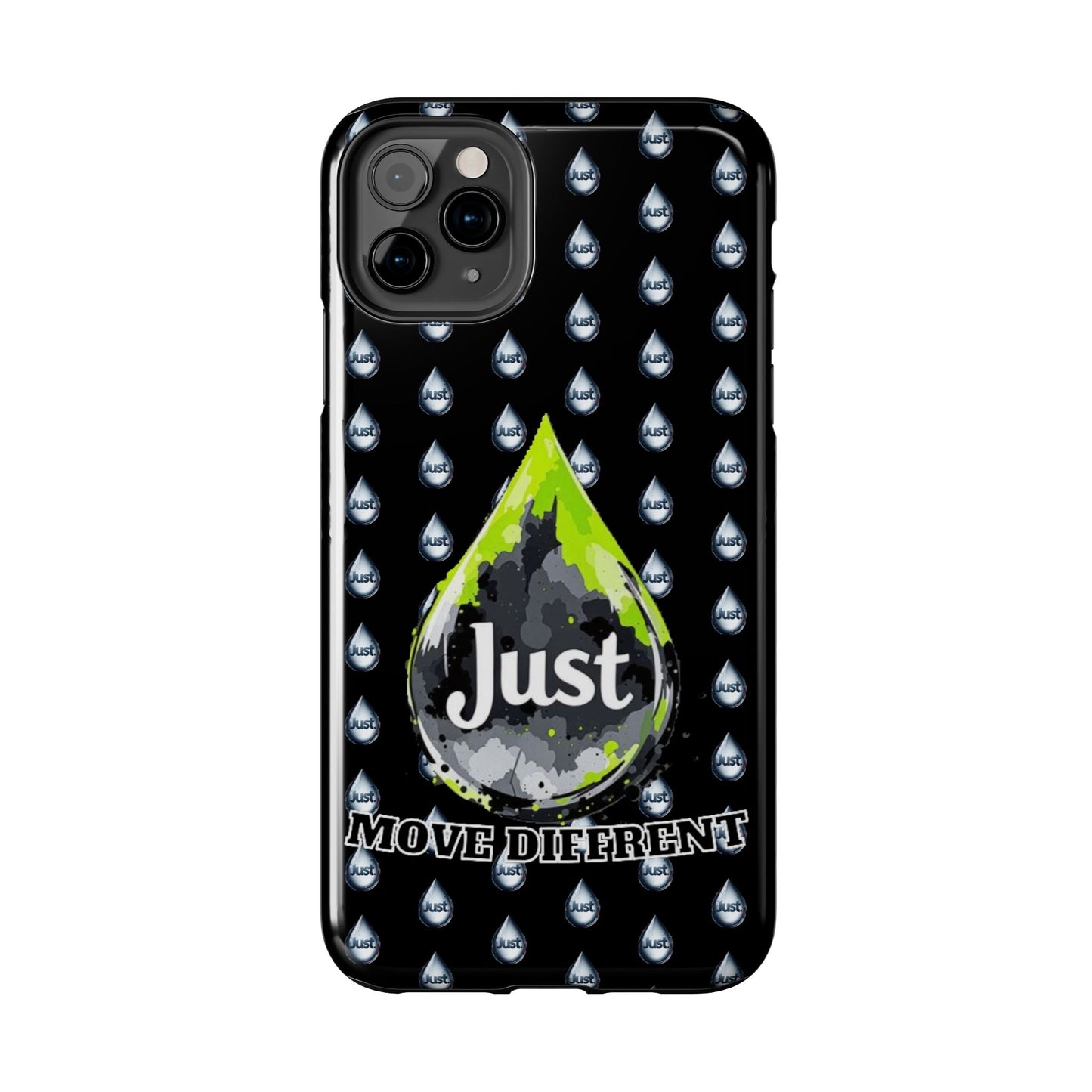 I Phone Case/Samsung -BY "JUST DRIP"- "Move Different" Design, Durable Protection for Active Lifestyles