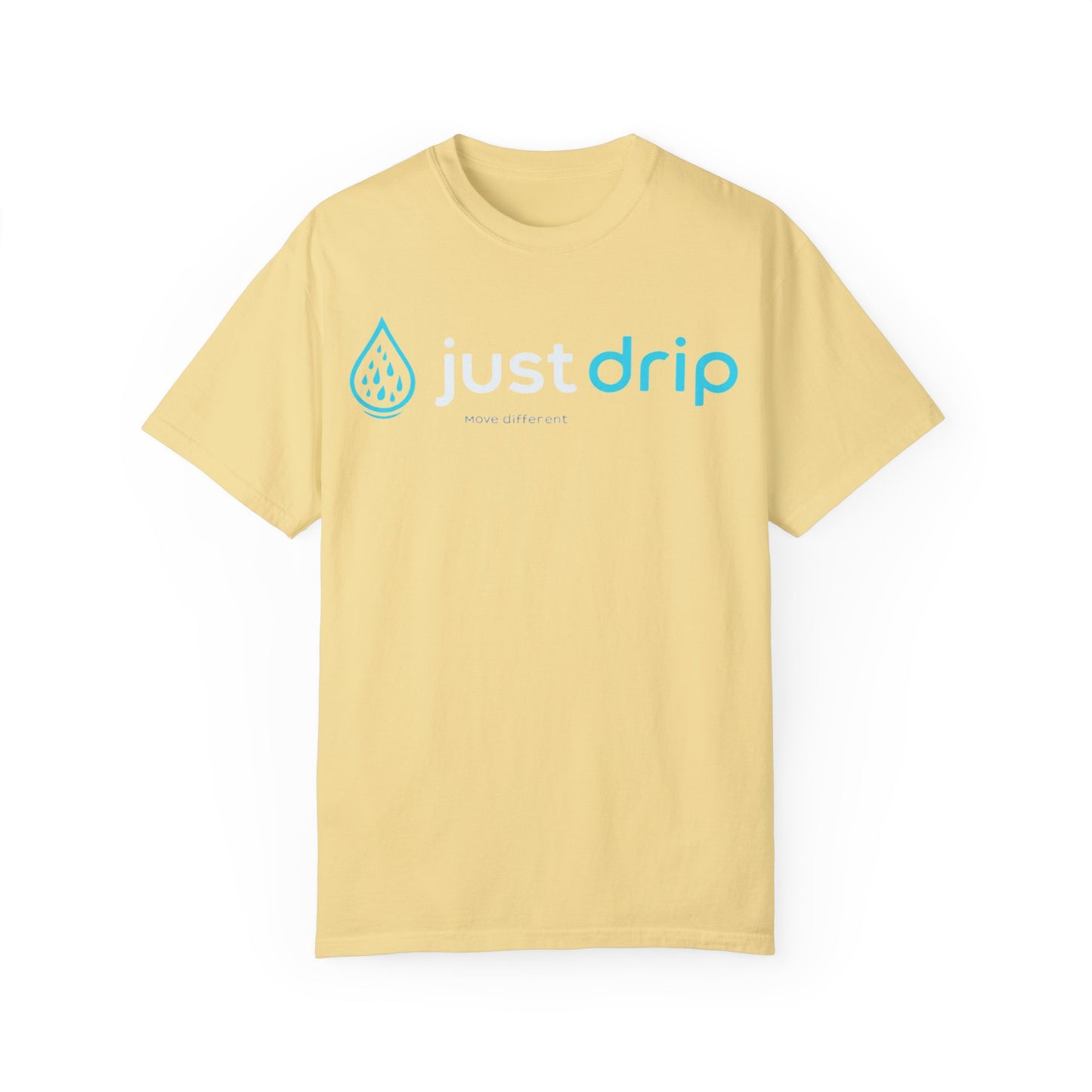 JUST DRIP Male/Female Garment-Dyed T-shirt