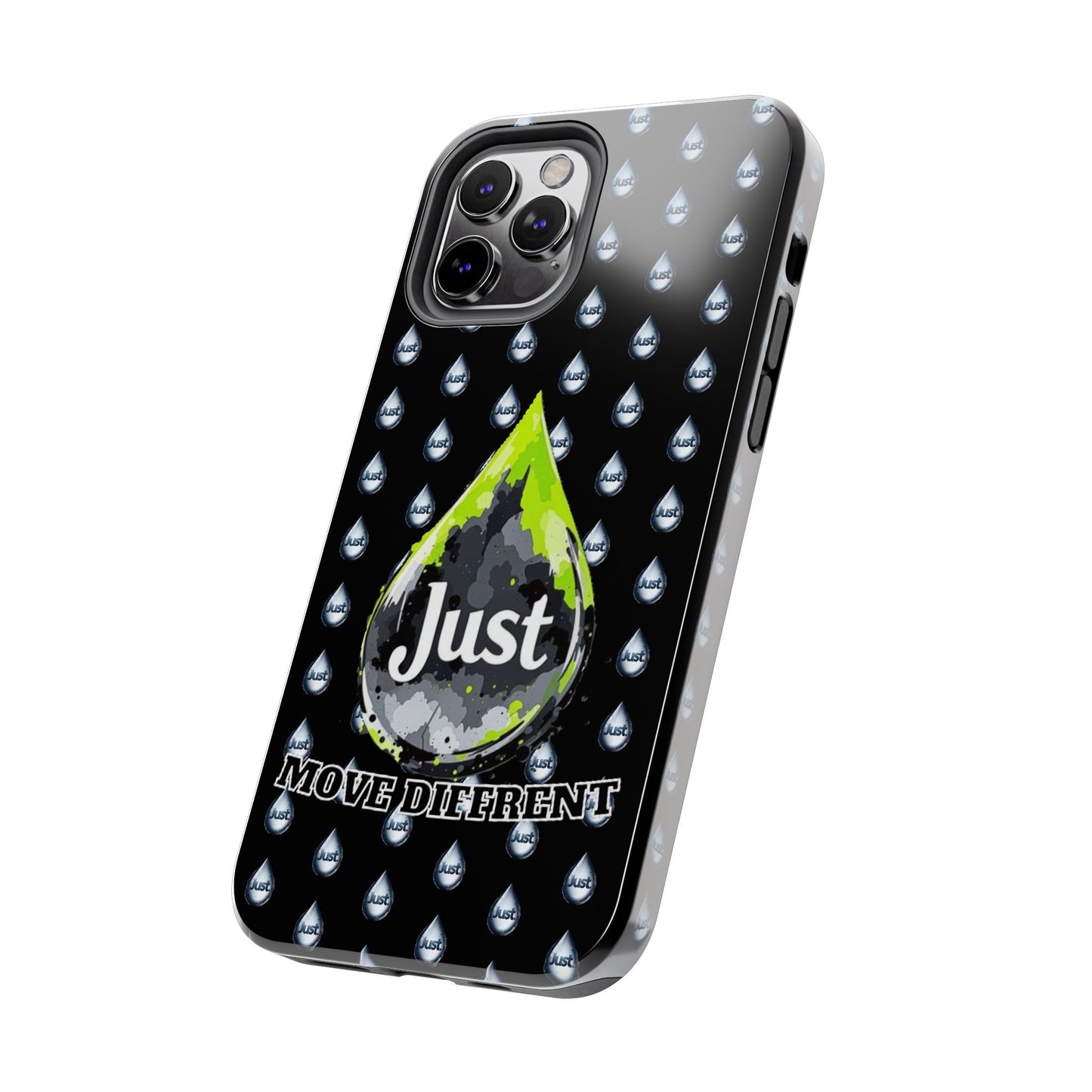 I Phone Case/Samsung -BY "JUST DRIP"- "Move Different" Design, Durable Protection for Active Lifestyles