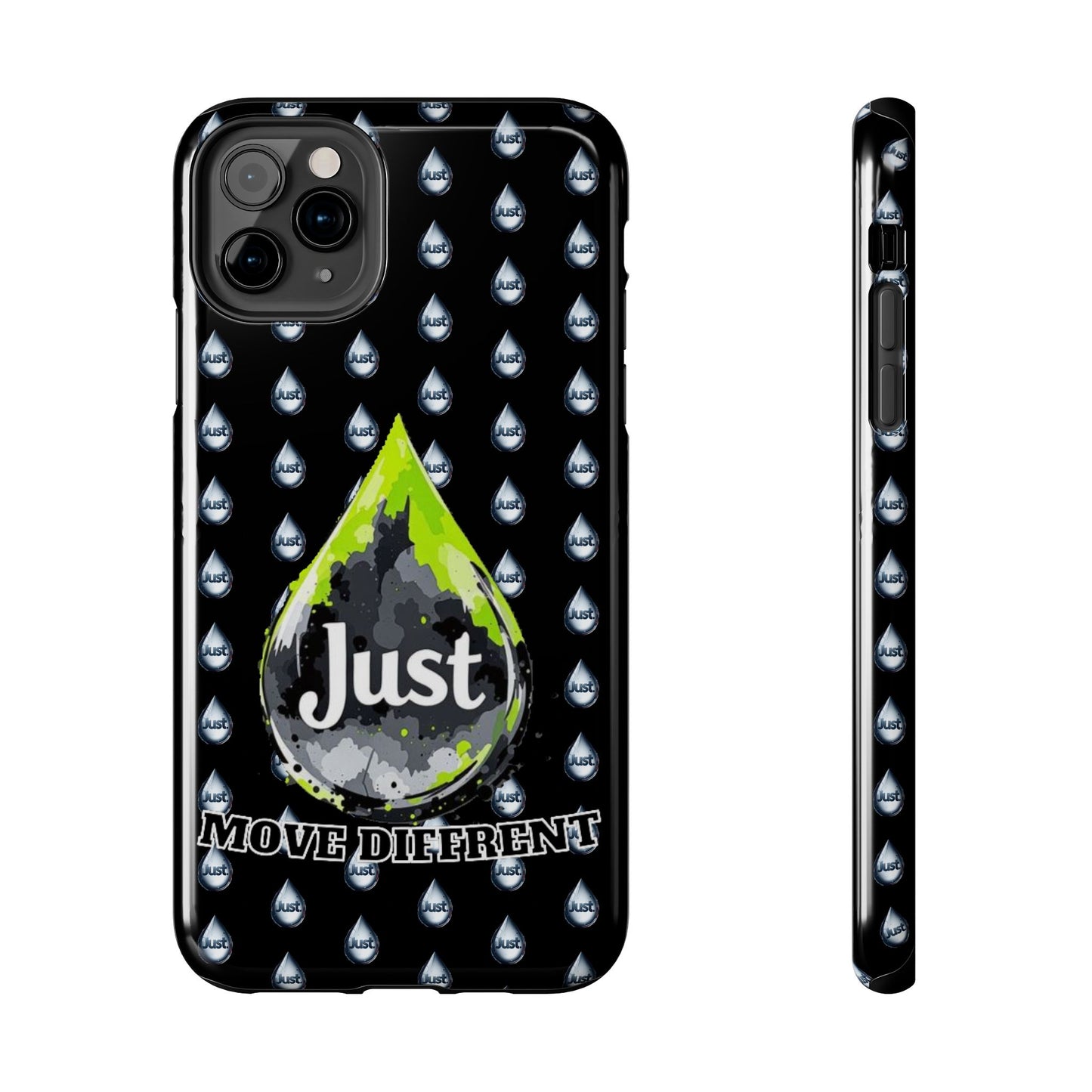 I Phone Case/Samsung -BY "JUST DRIP"- "Move Different" Design, Durable Protection for Active Lifestyles