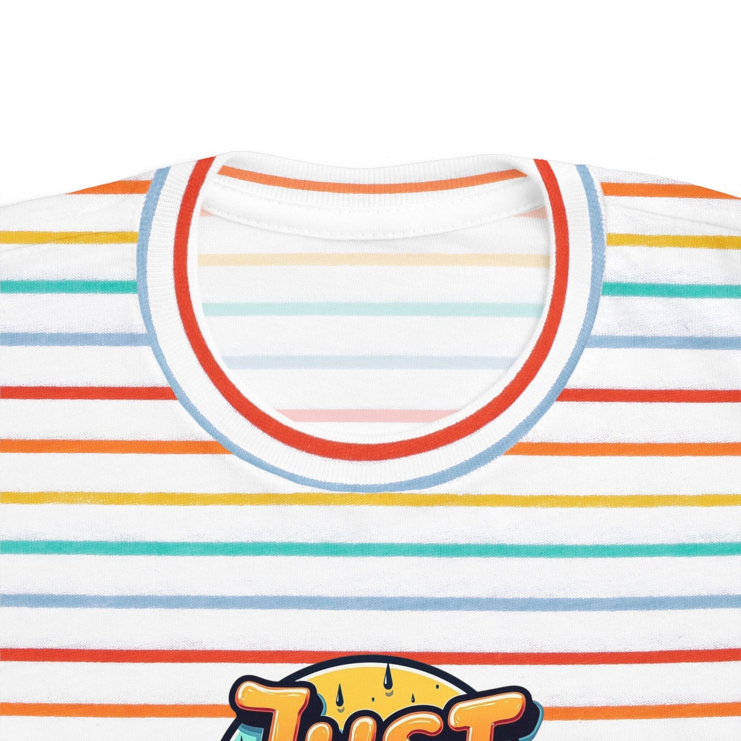 Trendy Toddler Tee: Just Drip Striped Jersey Shirt