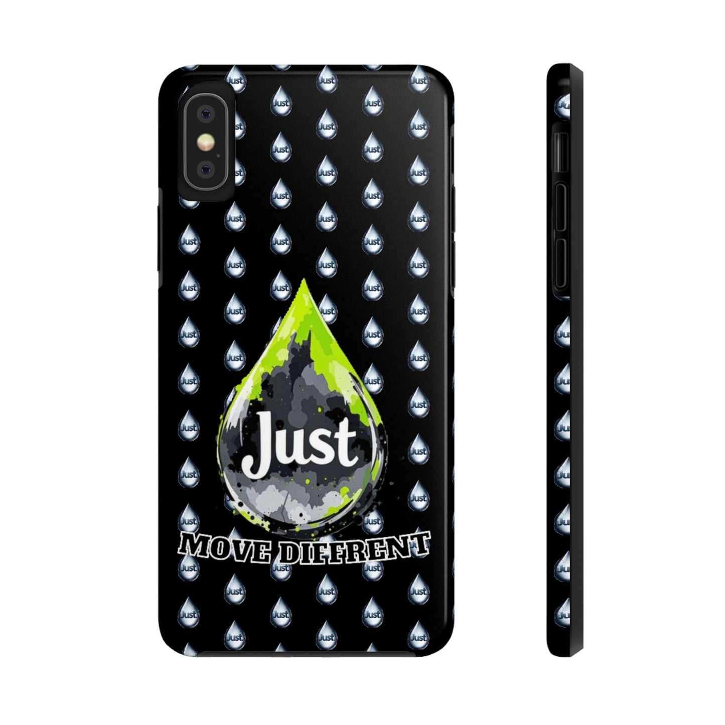 I Phone Case/Samsung -BY "JUST DRIP"- "Move Different" Design, Durable Protection for Active Lifestyles
