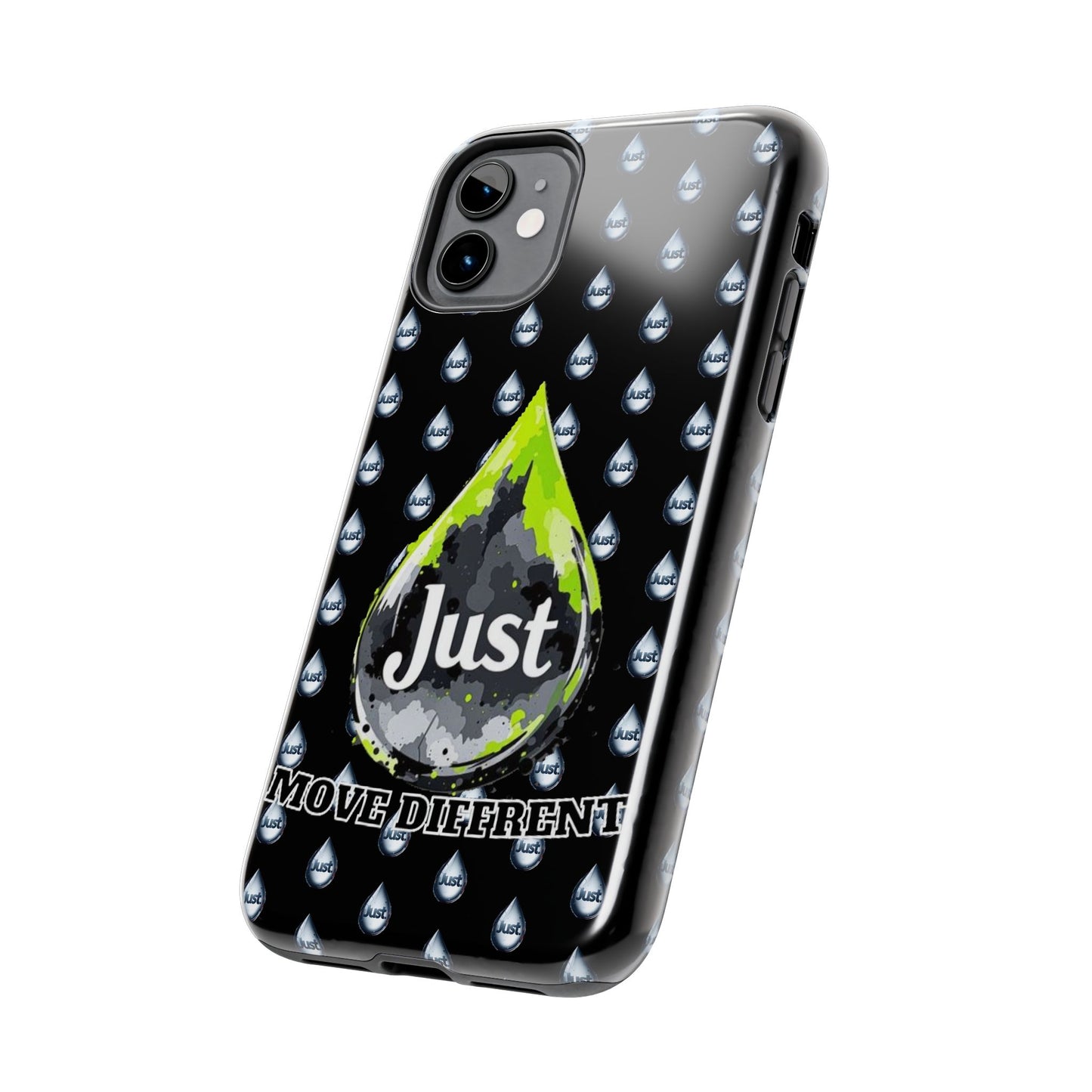 I Phone Case/Samsung -BY "JUST DRIP"- "Move Different" Design, Durable Protection for Active Lifestyles