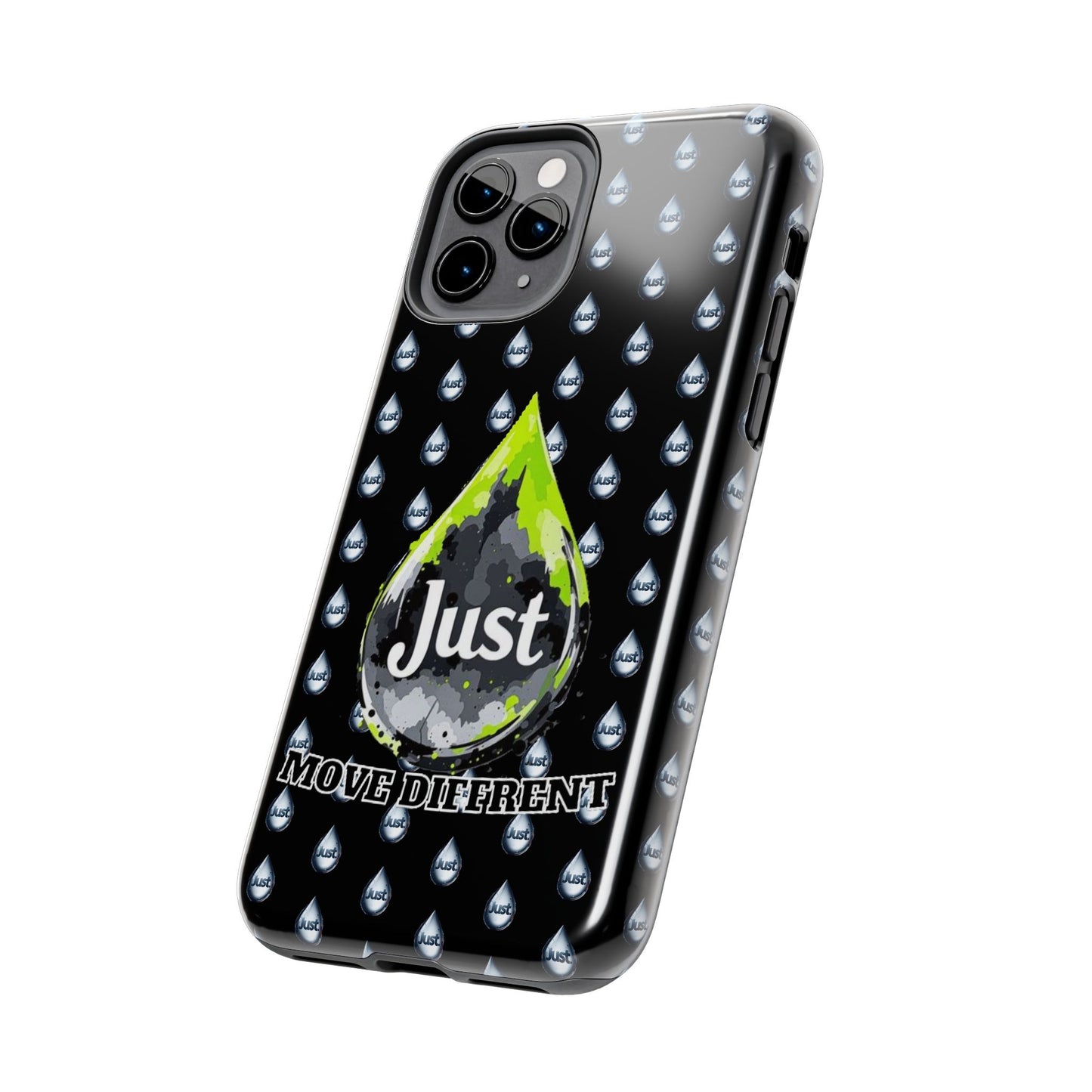 I Phone Case/Samsung -BY "JUST DRIP"- "Move Different" Design, Durable Protection for Active Lifestyles