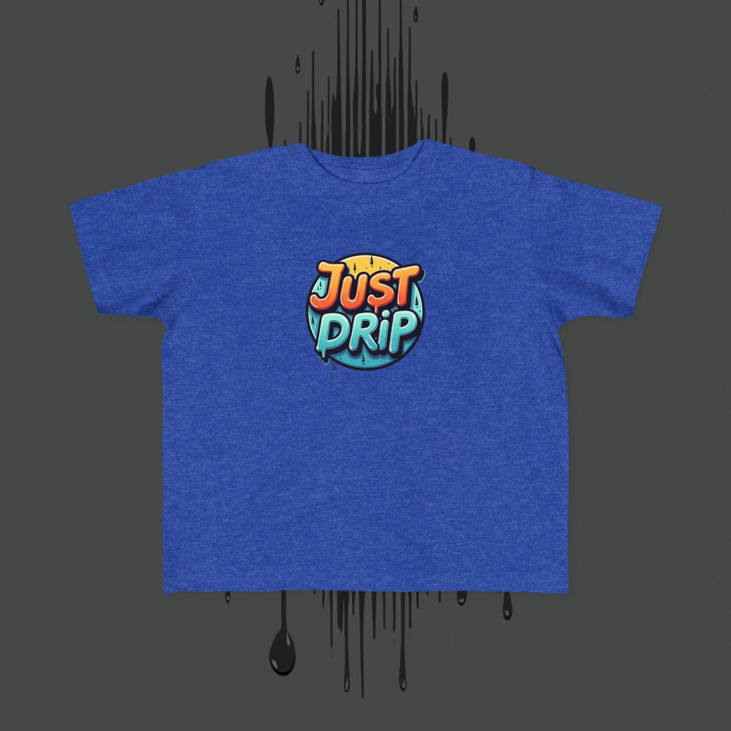 Trendy Toddler Tee: Just Drip Striped Jersey Shirt
