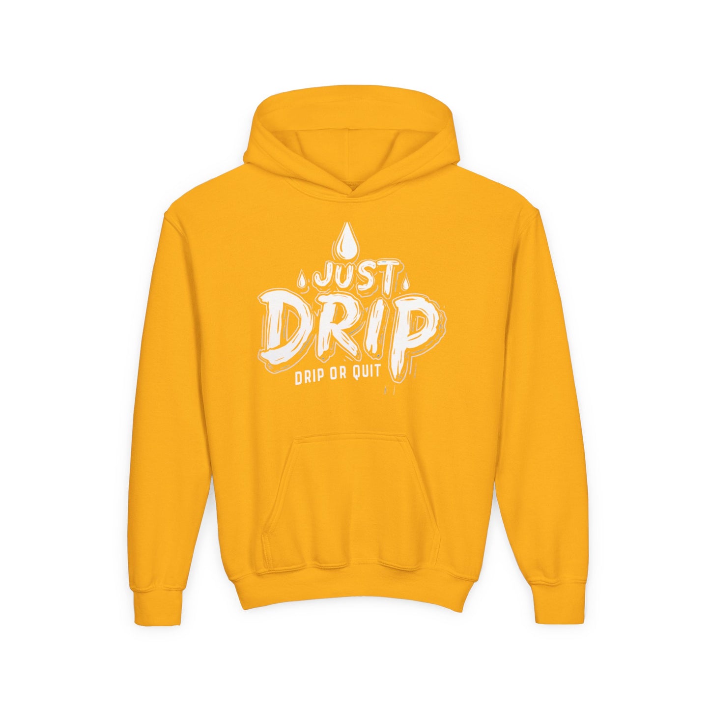 Youth Heavy Blend Hooded Sweatshirt From "JUST DRIP".