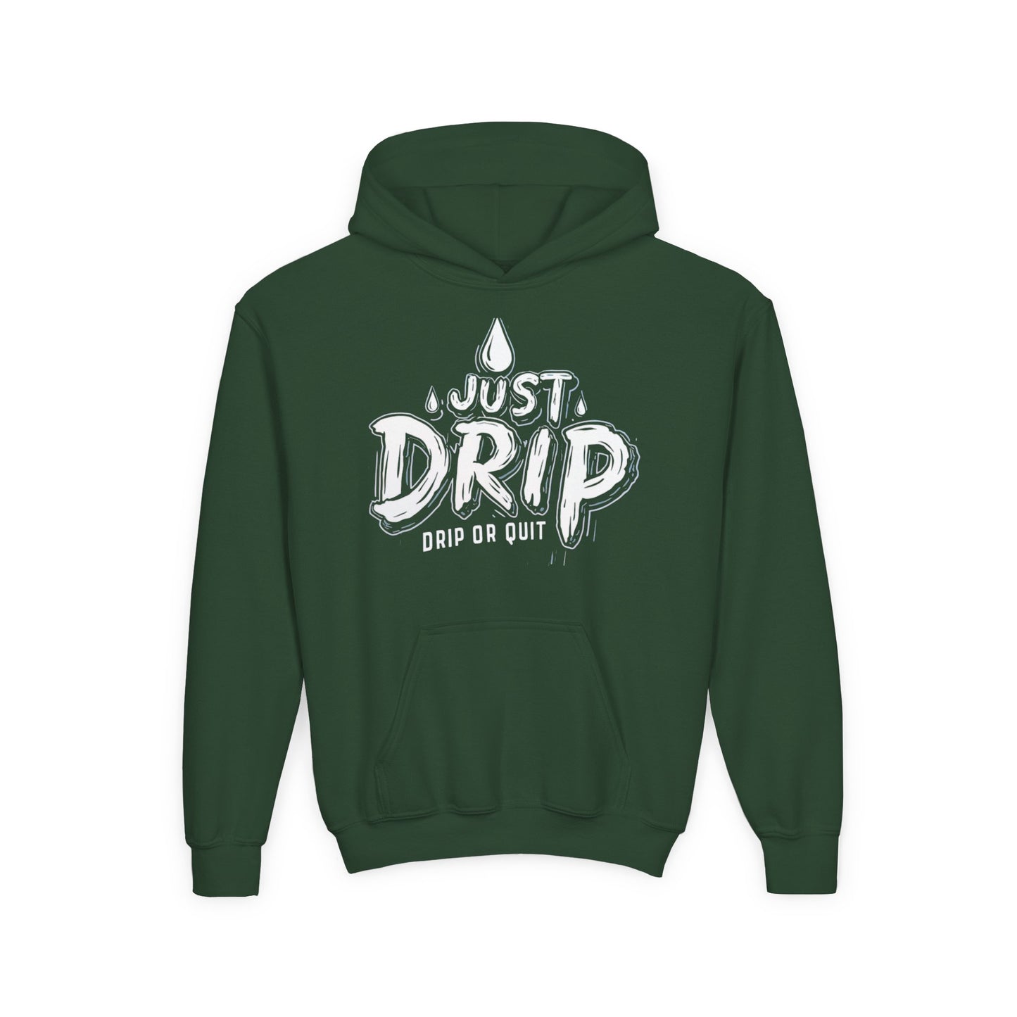 Youth Heavy Blend Hooded Sweatshirt From "JUST DRIP".