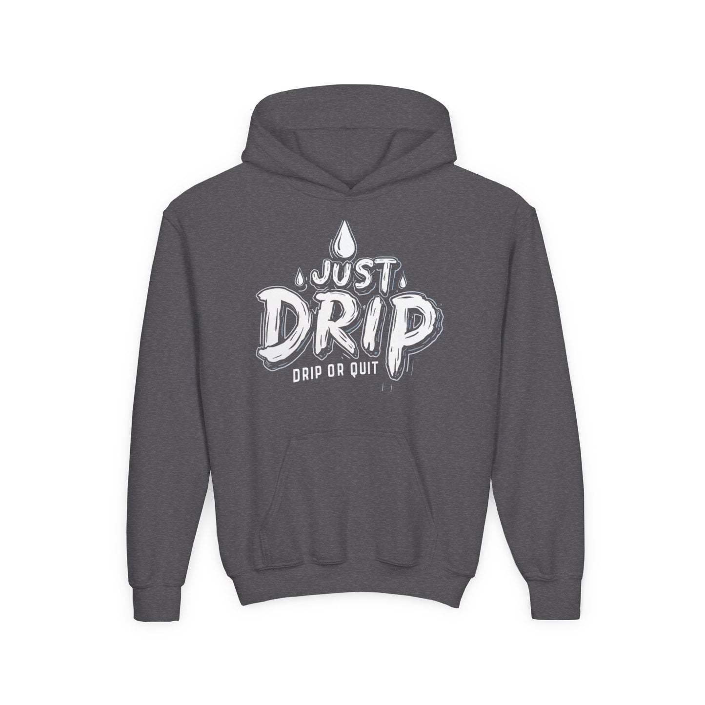 Youth Heavy Blend Hooded Sweatshirt From "JUST DRIP".