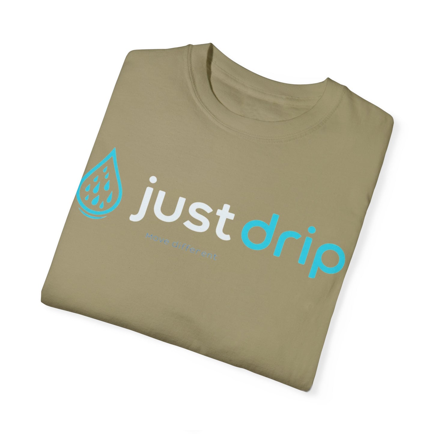 JUST DRIP Male/Female Garment-Dyed T-shirt
