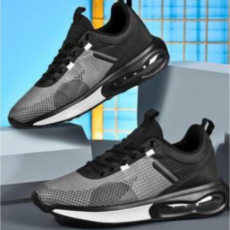 Zapatos deportivos de una sola capa con malla hueca para hombre