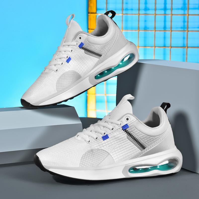 Zapatos deportivos de una sola capa con malla hueca para hombre