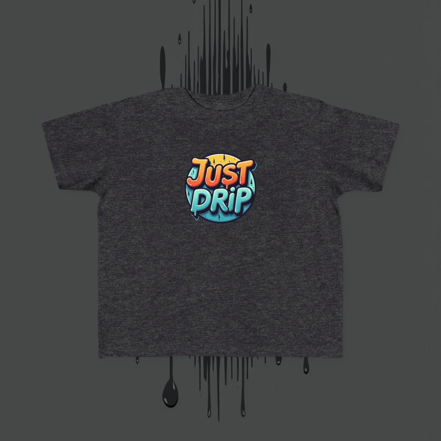 Trendy Toddler Tee: Just Drip Striped Jersey Shirt