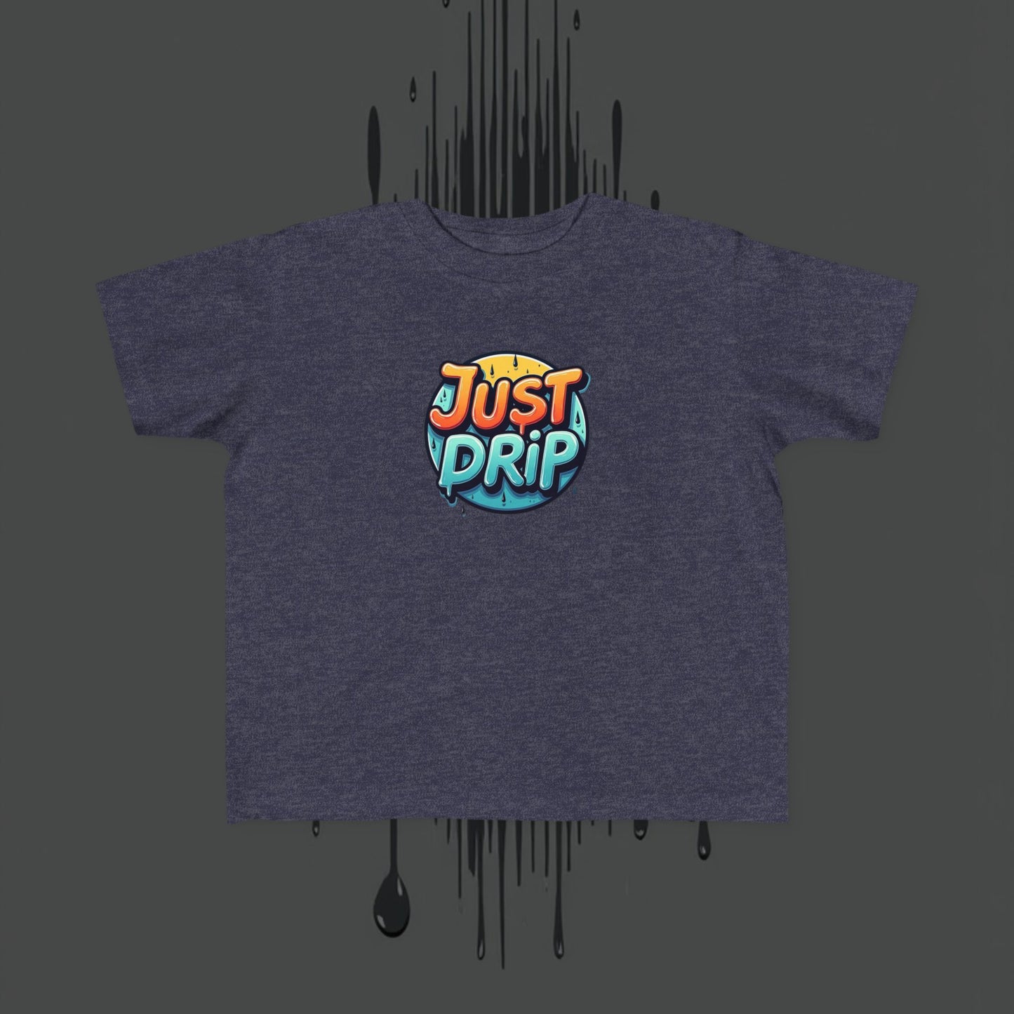 Trendy Toddler Tee: Just Drip Striped Jersey Shirt
