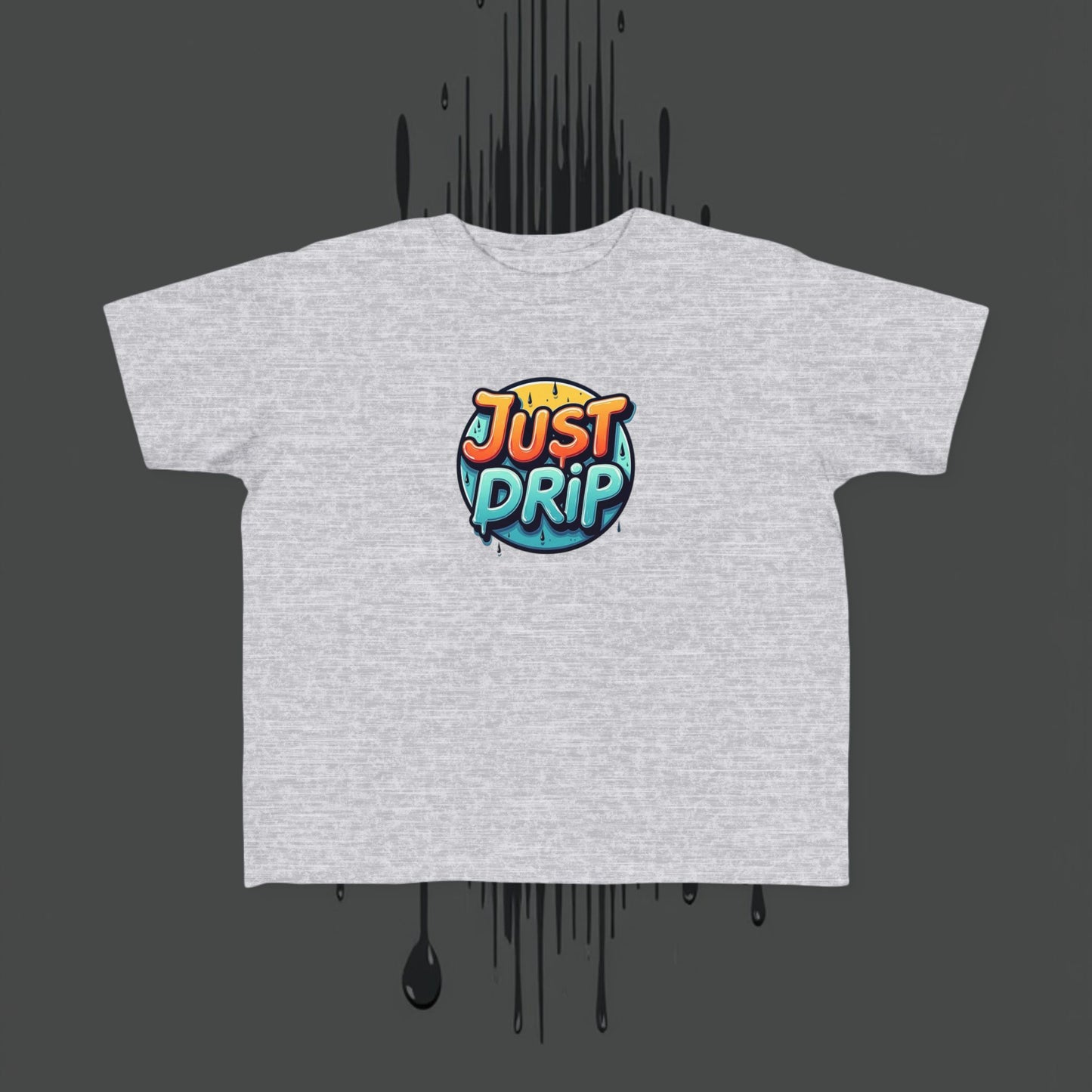 Trendy Toddler Tee: Just Drip Striped Jersey Shirt