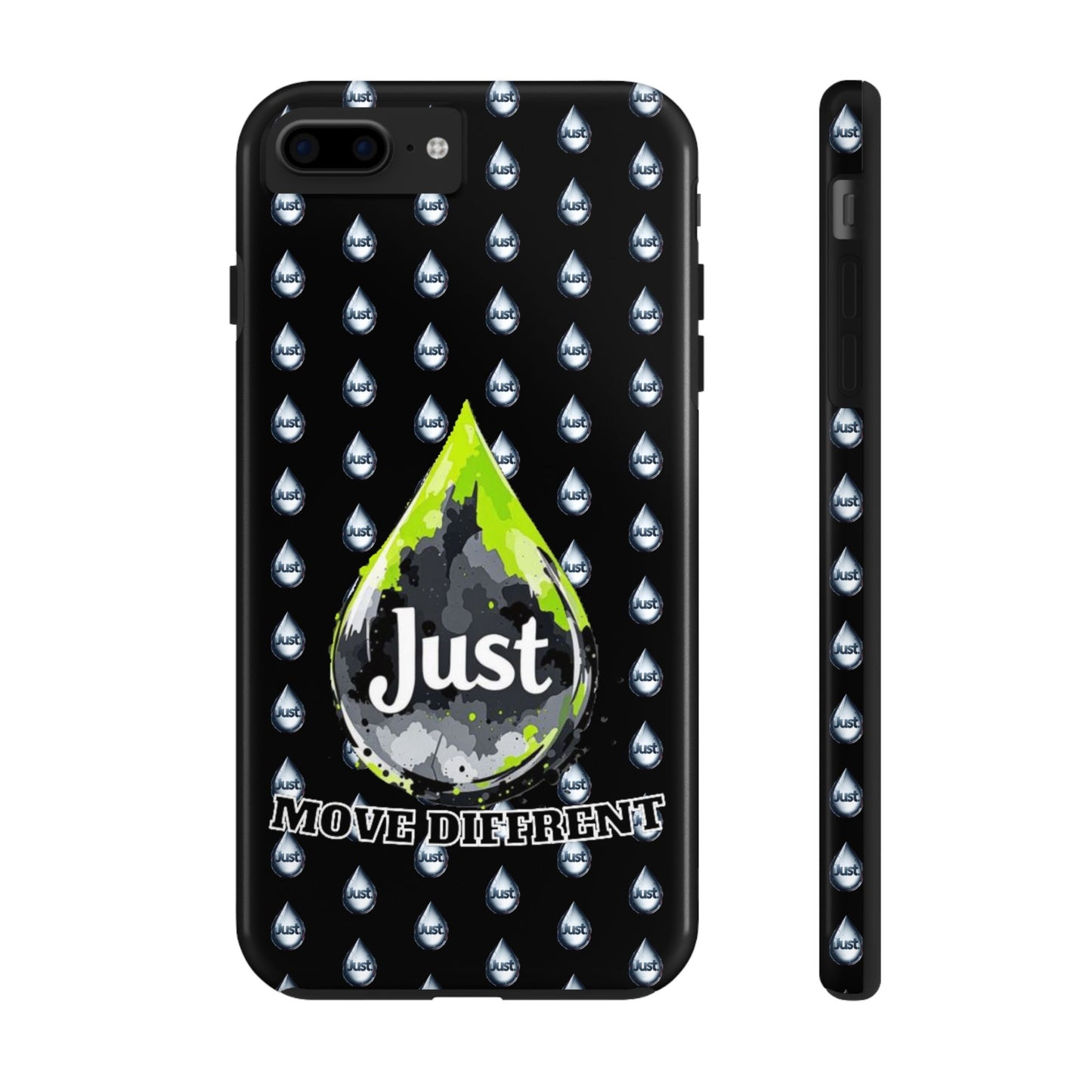 I Phone Case/Samsung -BY "JUST DRIP"- "Move Different" Design, Durable Protection for Active Lifestyles