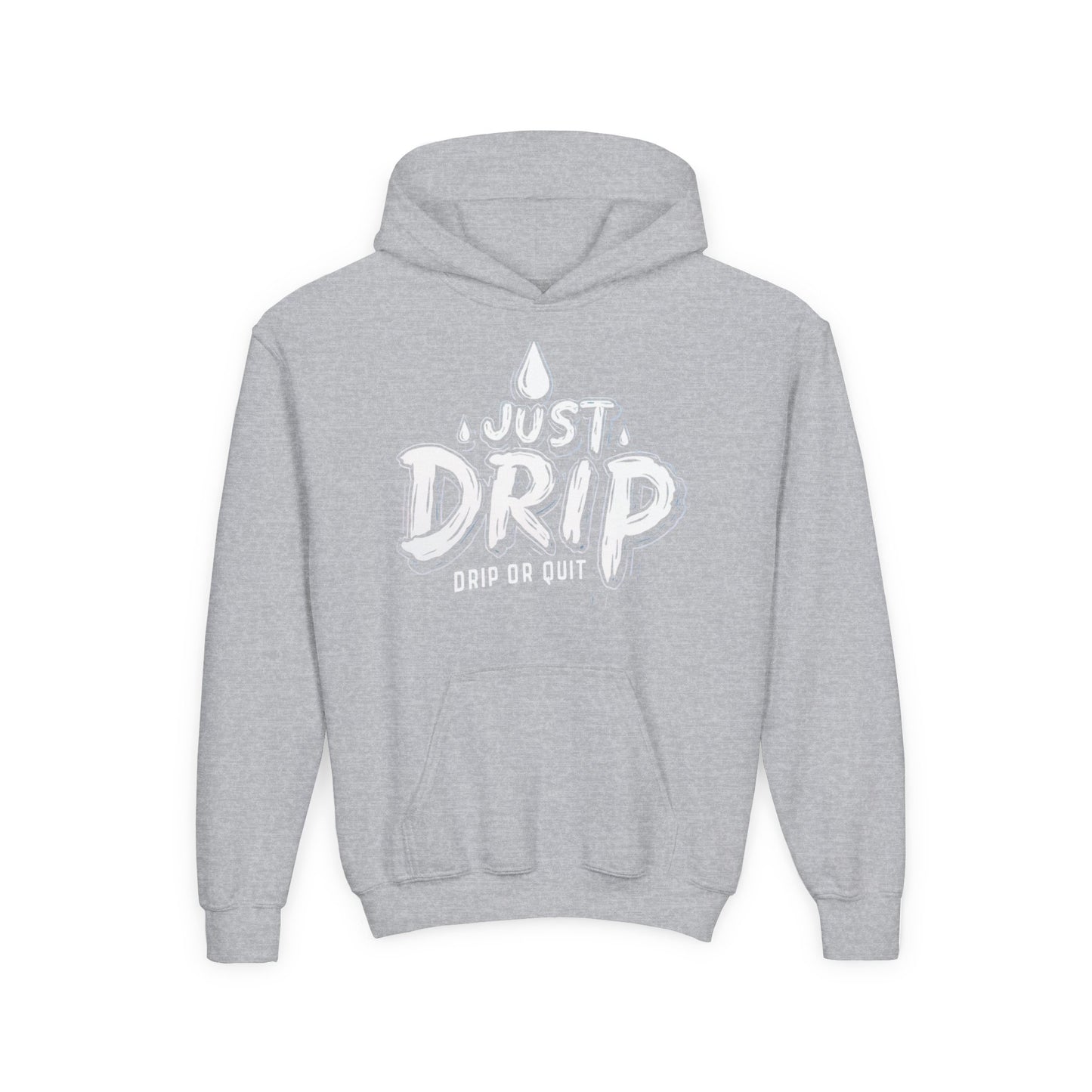 Youth Heavy Blend Hooded Sweatshirt From "JUST DRIP".