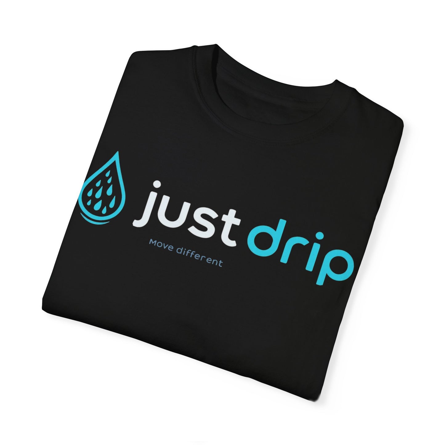 JUST DRIP Male/Female Garment-Dyed T-shirt
