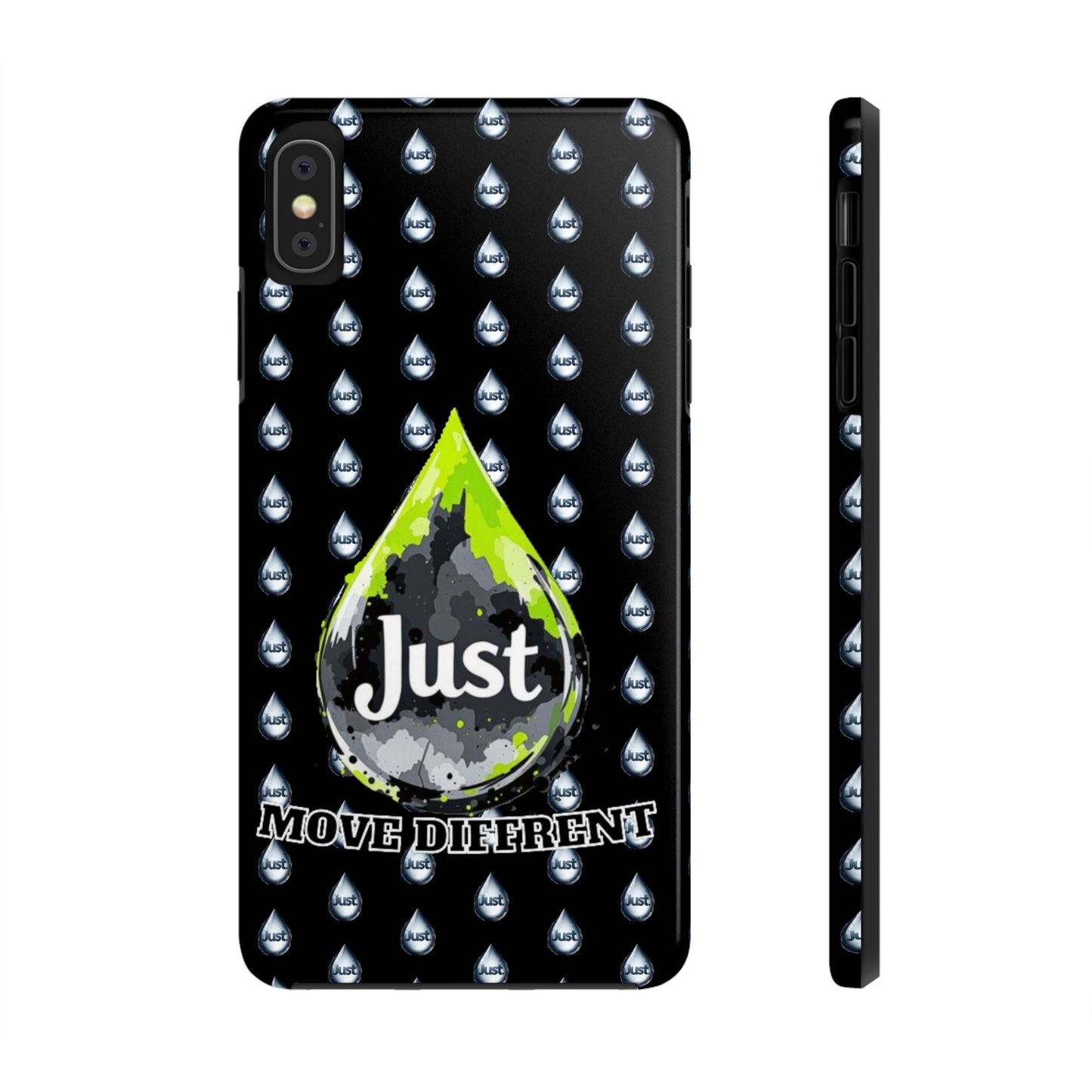 I Phone Case/Samsung -BY "JUST DRIP"- "Move Different" Design, Durable Protection for Active Lifestyles