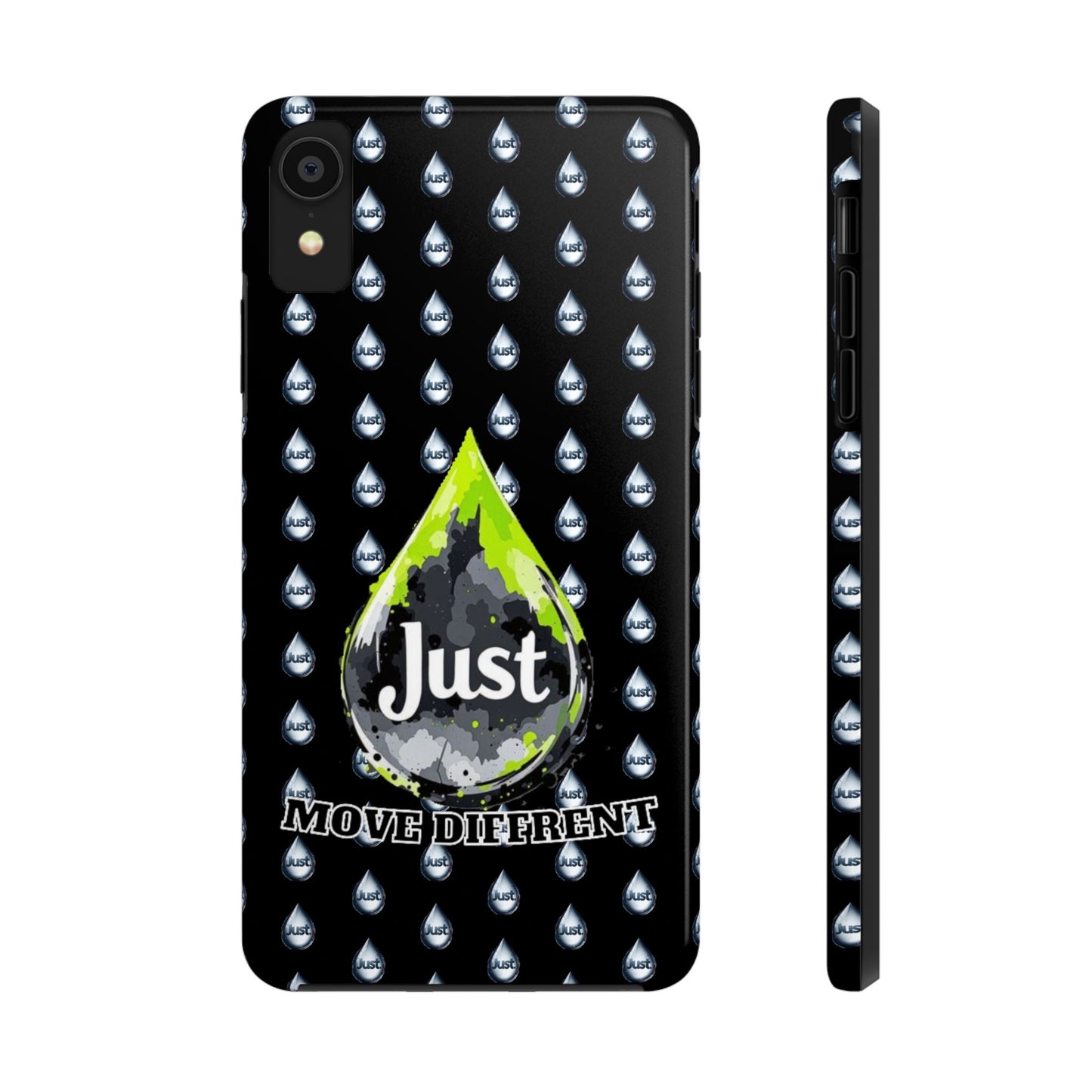 I Phone Case/Samsung -BY "JUST DRIP"- "Move Different" Design, Durable Protection for Active Lifestyles