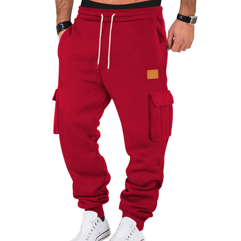 Pantalones deportivos cargo multibolsillos para hombre