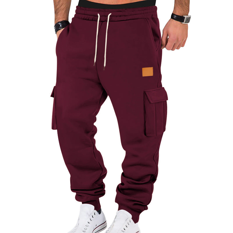 Pantalones deportivos cargo multibolsillos para hombre