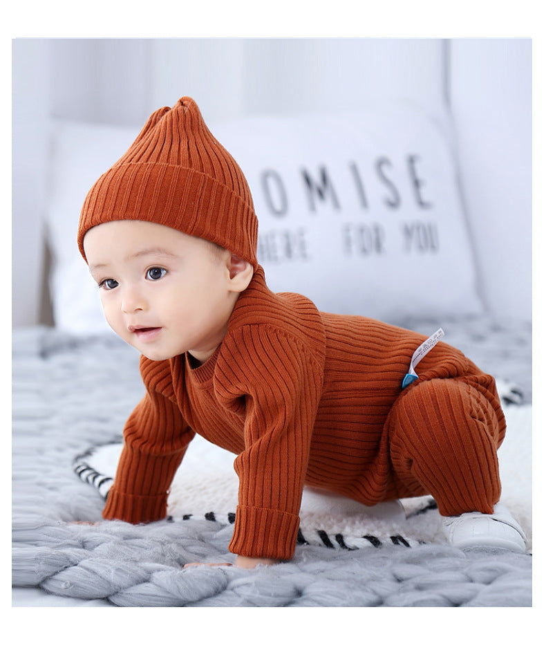 Baby Sweater Suit Autumn And Winter New Bottoming Shirt