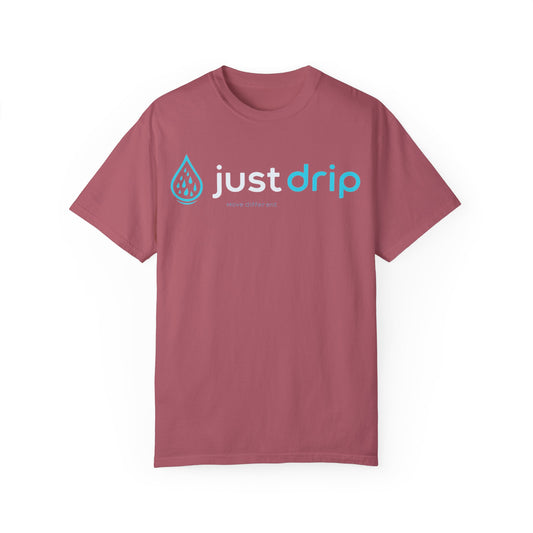 JUST DRIP Male/Female Garment-Dyed T-shirt