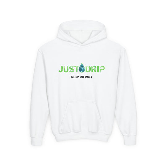 Youth Heavy Blend Hooded Sweatshirt From "JUST DRIP".