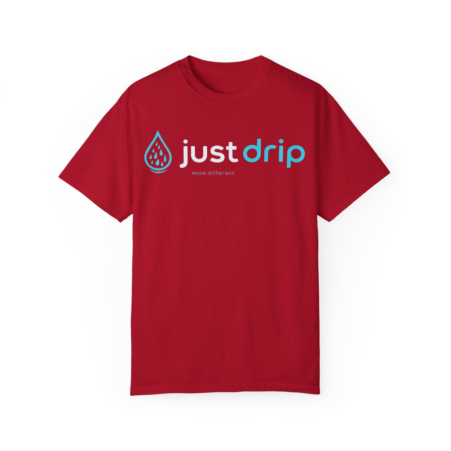 JUST DRIP Male/Female Garment-Dyed T-shirt