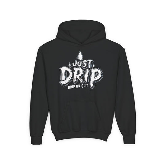 Youth Heavy Blend Hooded Sweatshirt From "JUST DRIP".