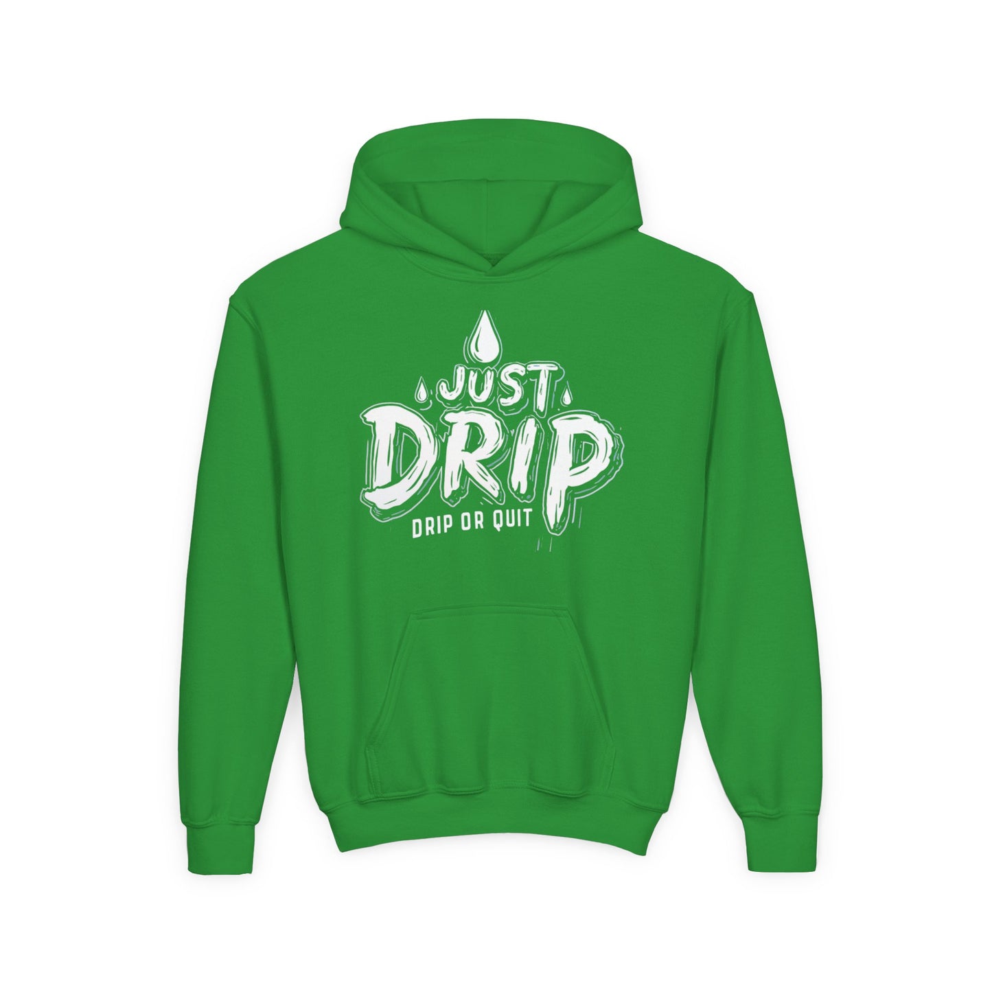 Youth Heavy Blend Hooded Sweatshirt From "JUST DRIP".