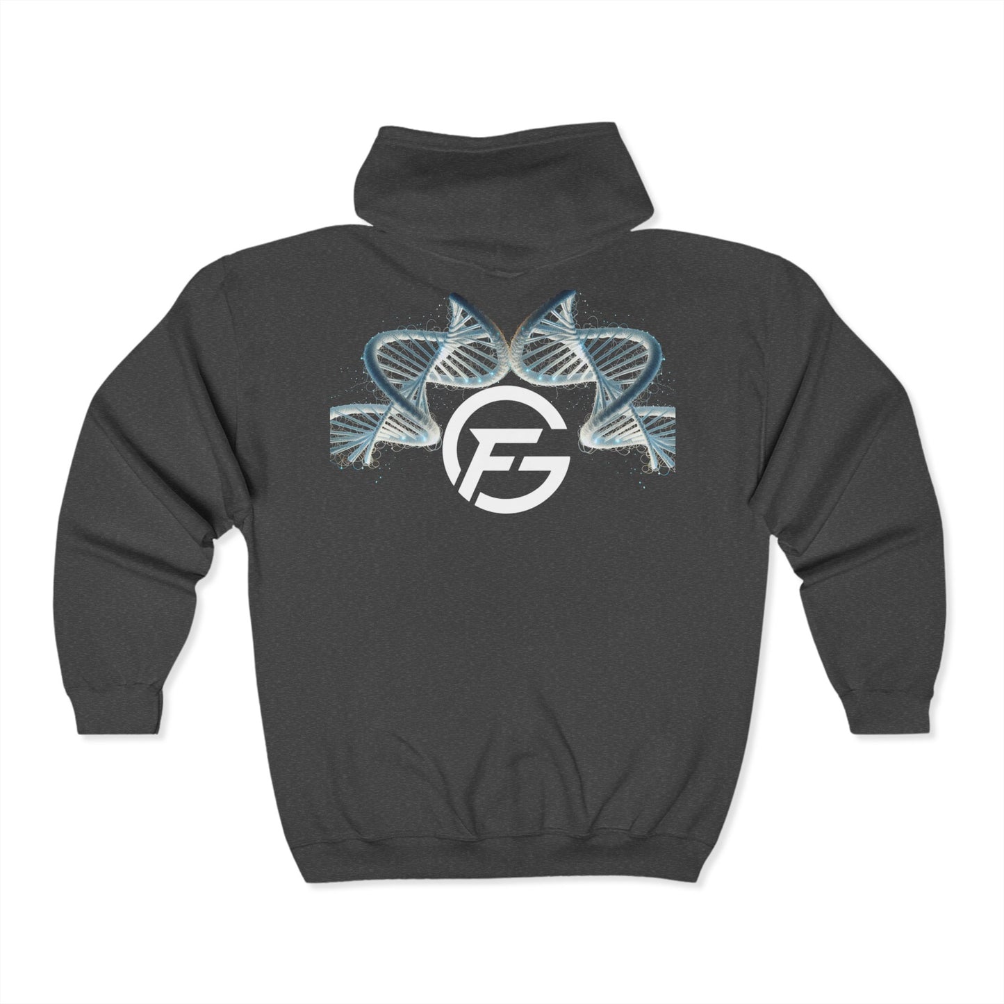 Genetic Flex ™ Full Zip Hooded Sweatshirt - Comfortable Fitness Jacket for Gym Lovers