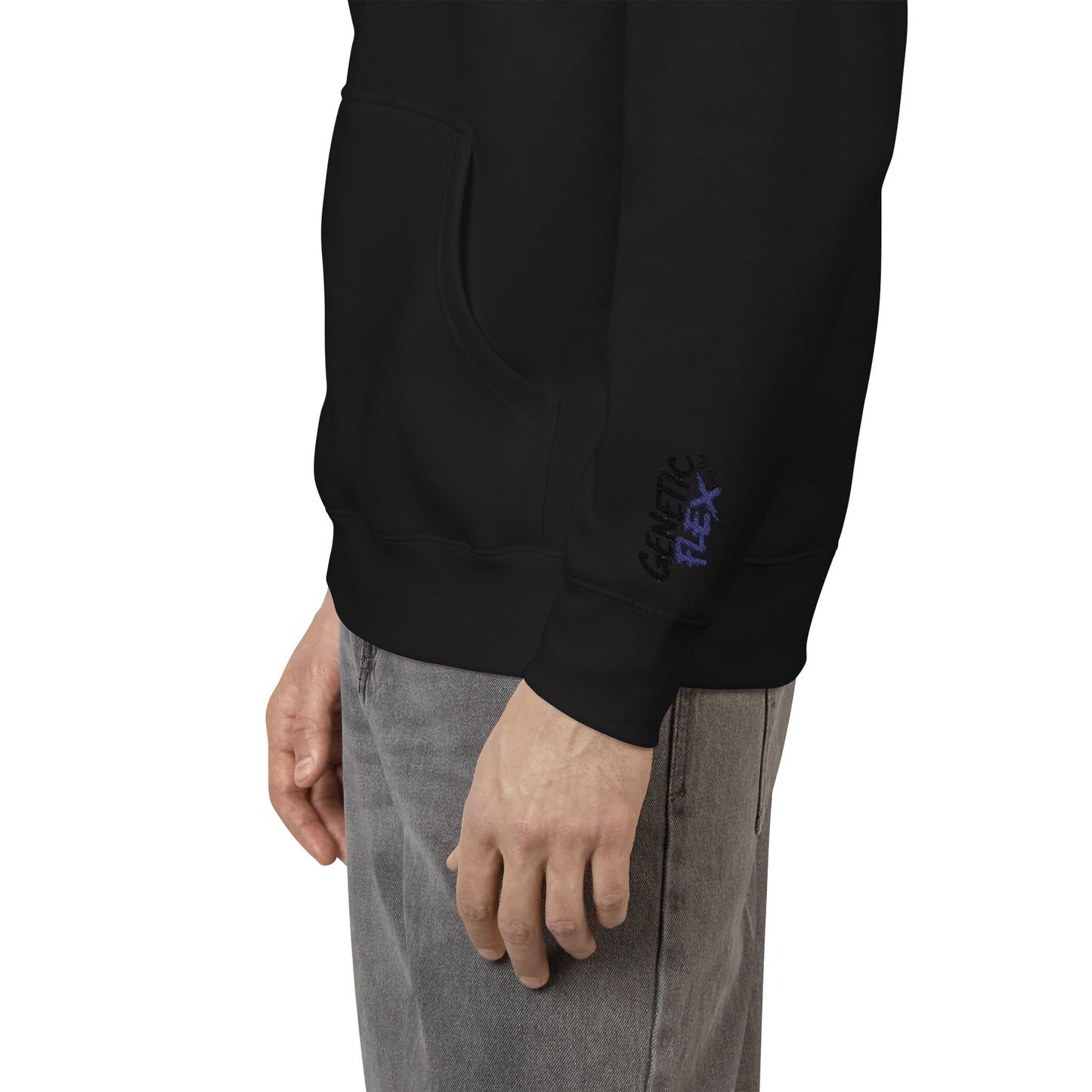 Genetic Flex Unisex Fleece Hoodie - Trendy Graphic Hoodie for Casual Outfits, Stylish