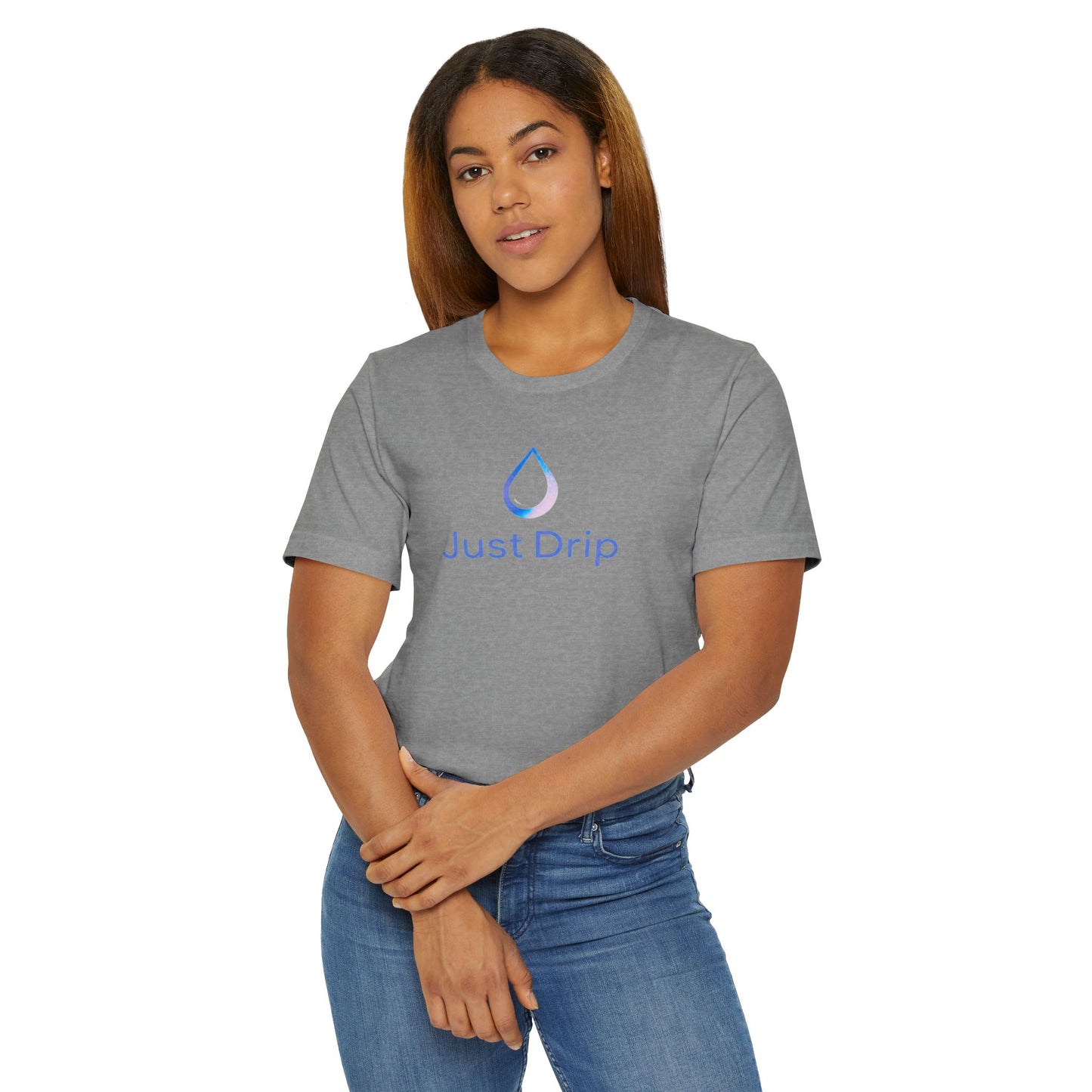 Camiseta unisex Just Drip: estilo informal y moderno para uso diario 