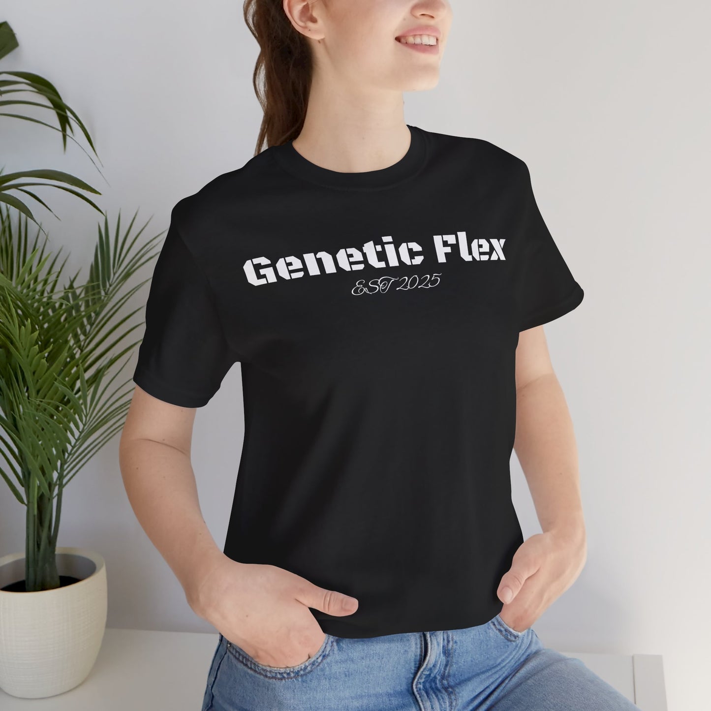 Camiseta de manga corta unisex Genetic Flex - Ropa deportiva informal 