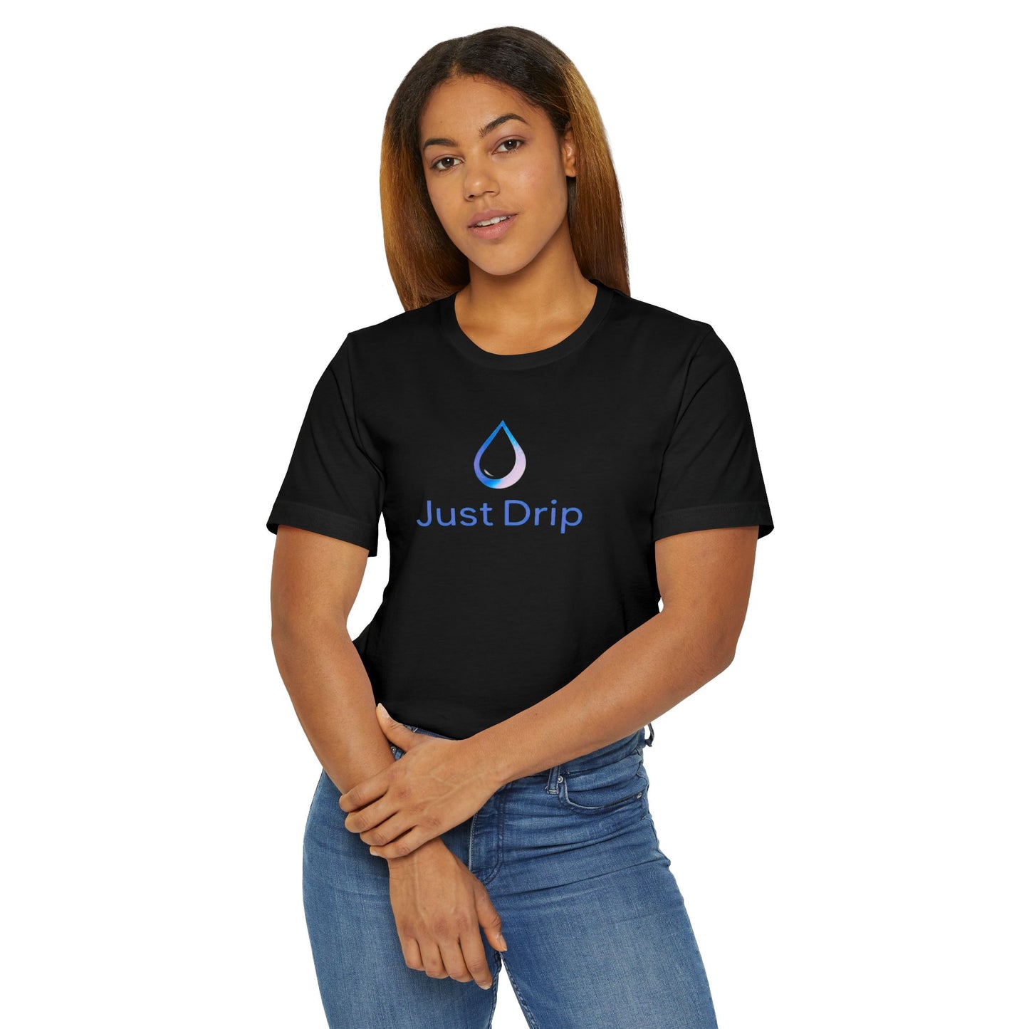 Camiseta unisex Just Drip: estilo informal y moderno para uso diario 