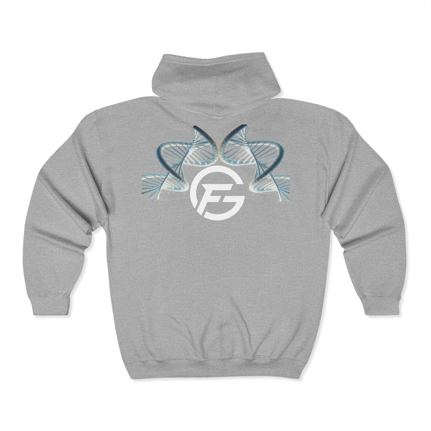 Genetic Flex ™ Full Zip Hooded Sweatshirt - Comfortable Fitness Jacket for Gym Lovers
