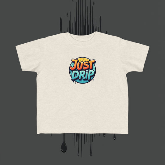 Trendy Toddler Tee: Just Drip Striped Jersey Shirt