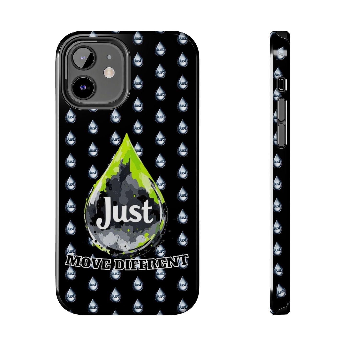 I Phone Case/Samsung  -BY "JUST DRIP"- "Move Different" Design, Durable Protection for Active Lifestyles