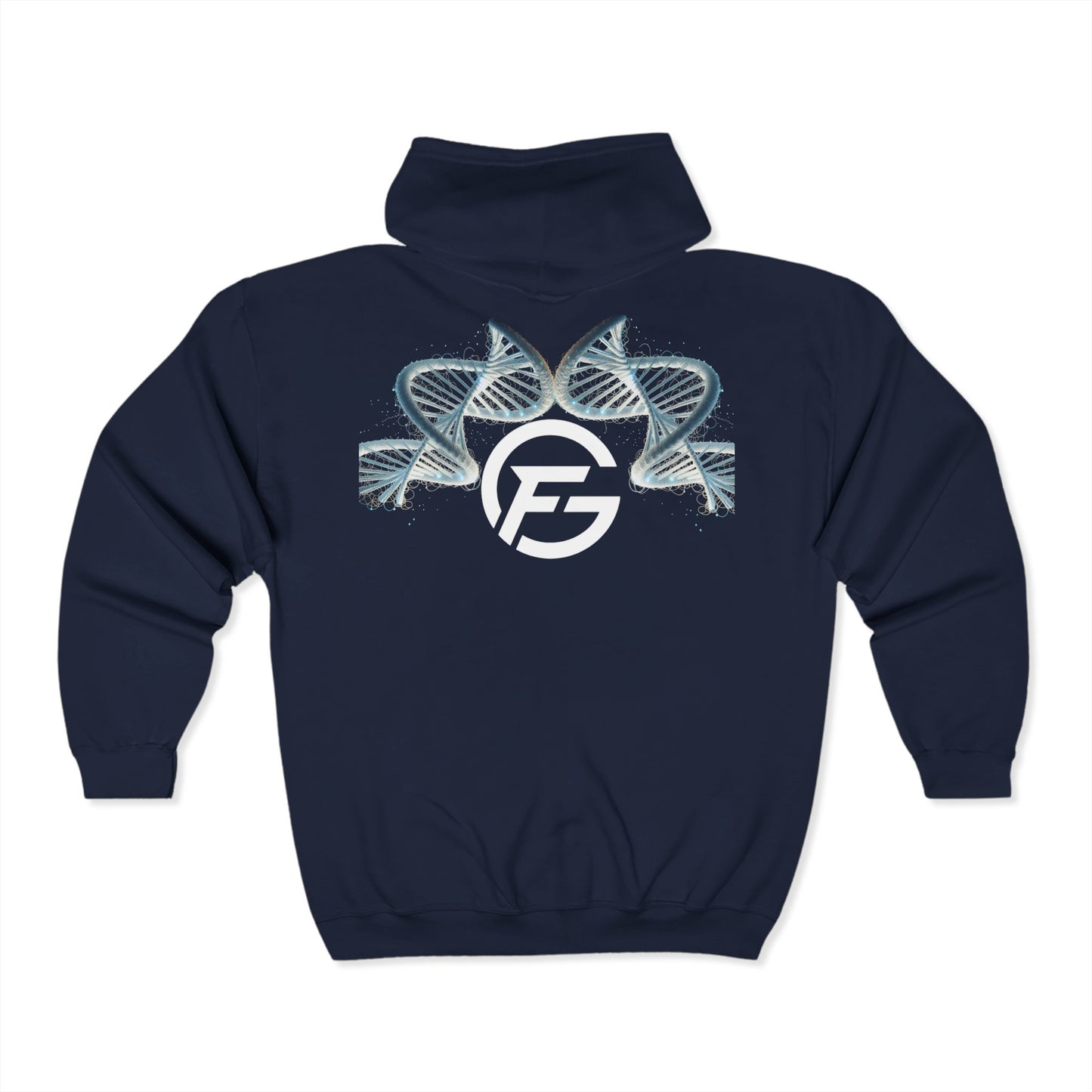 Genetic Flex ™ Full Zip Hooded Sweatshirt - Comfortable Fitness Jacket for Gym Lovers