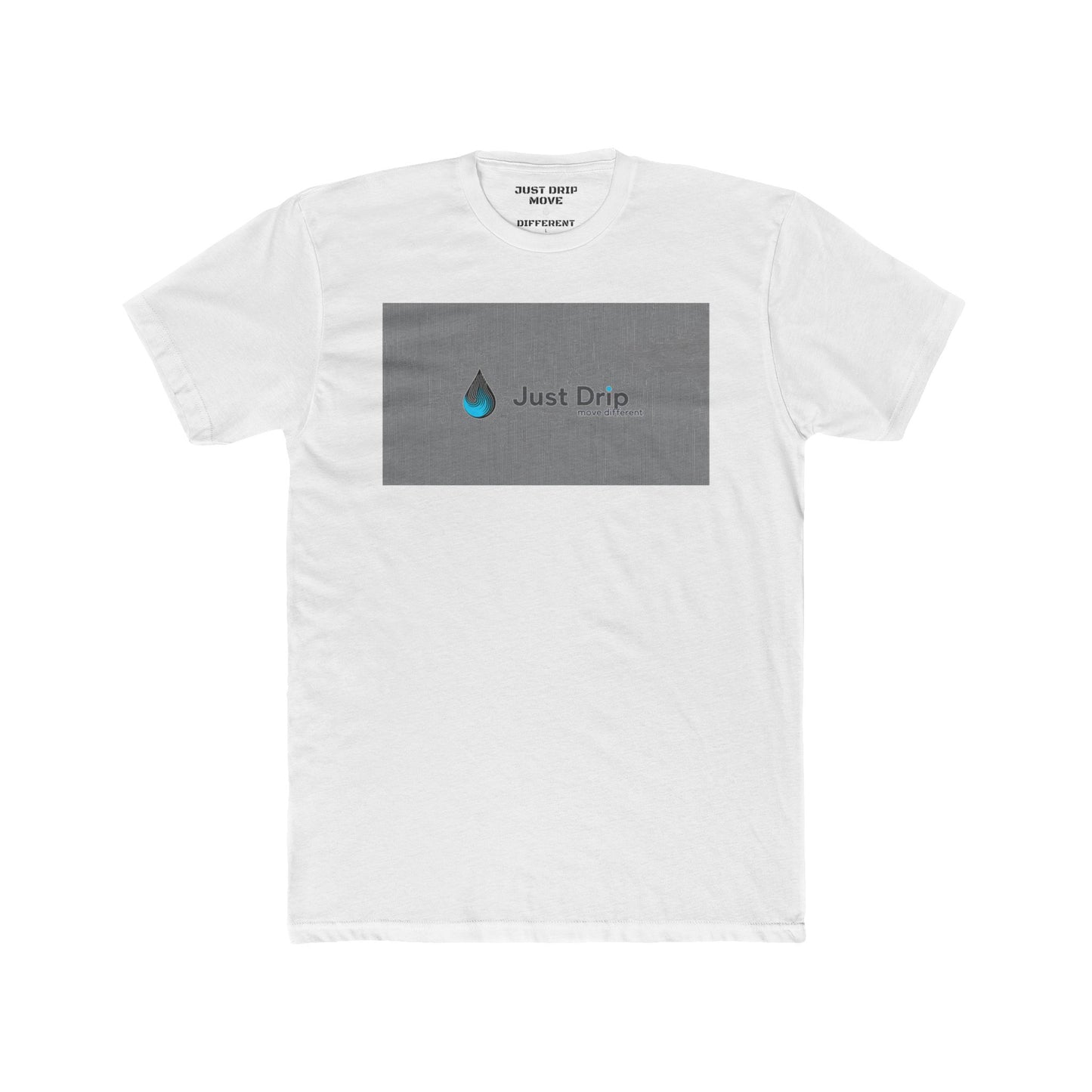 "Just Drip" MIX, Unisex Cotton Crew Tee - Casual & Stylish Graphic T-Shirt