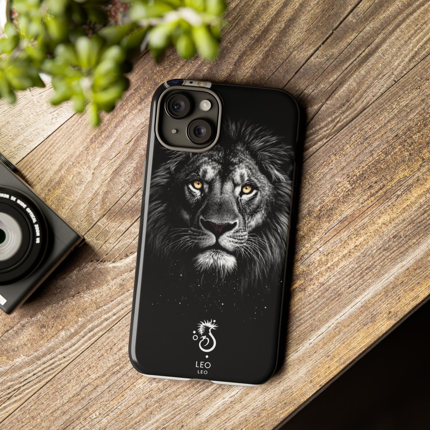 Funda para teléfono Leo Lion: resistente y elegante.
