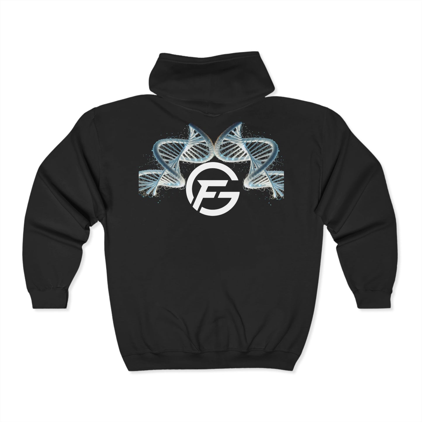 Genetic Flex ™ Full Zip Hooded Sweatshirt - Comfortable Fitness Jacket for Gym Lovers