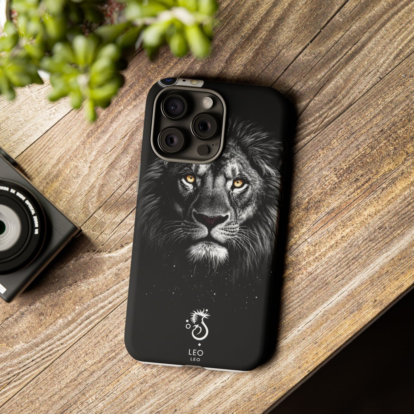 Funda para teléfono Leo Lion: resistente y elegante.