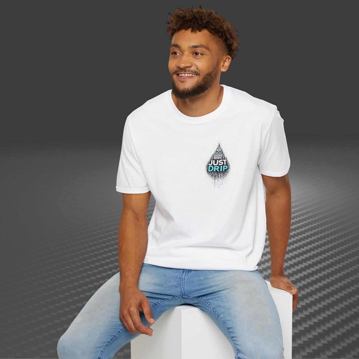 Just Drip Unisex Softstyle T-Shirt - Motivational Graphic Tee